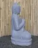 Product image 9 of the product “Seated Buddha, position Dharmachakra, 67 x 47,5 x 98 cm, riverstone grey ”
